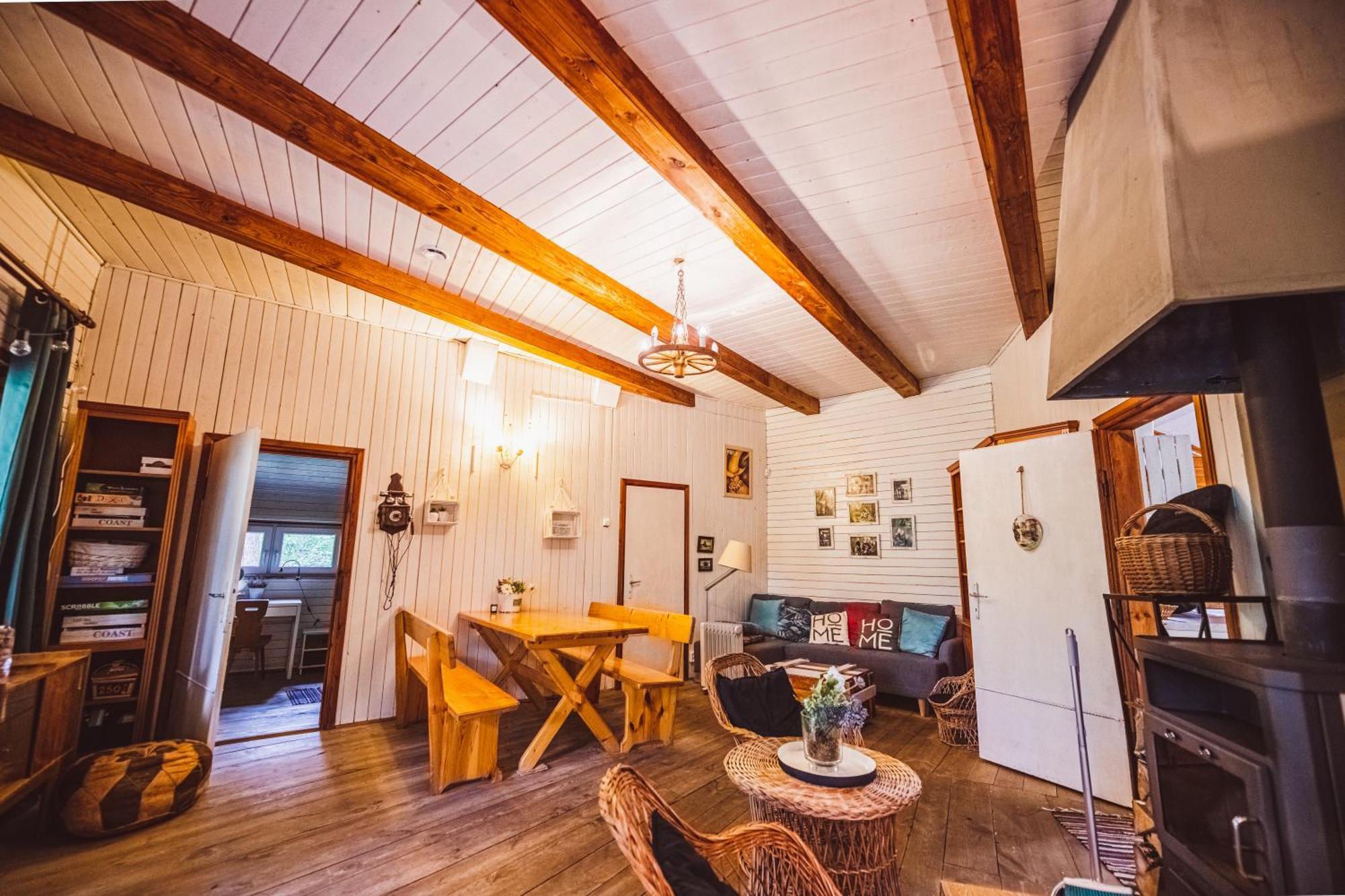 Cozy Nature Retreat With Patio Fireplace Garden Maciejowice Bagian luar foto