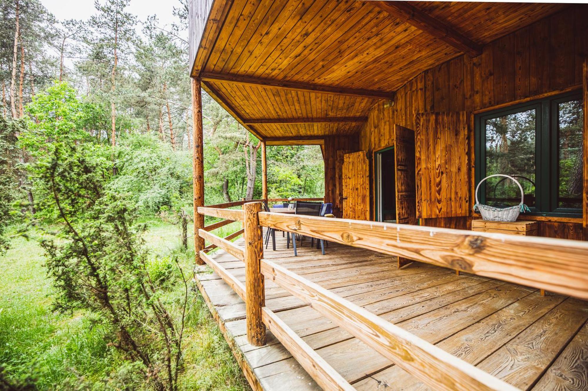 Cozy Nature Retreat With Patio Fireplace Garden Maciejowice Bagian luar foto