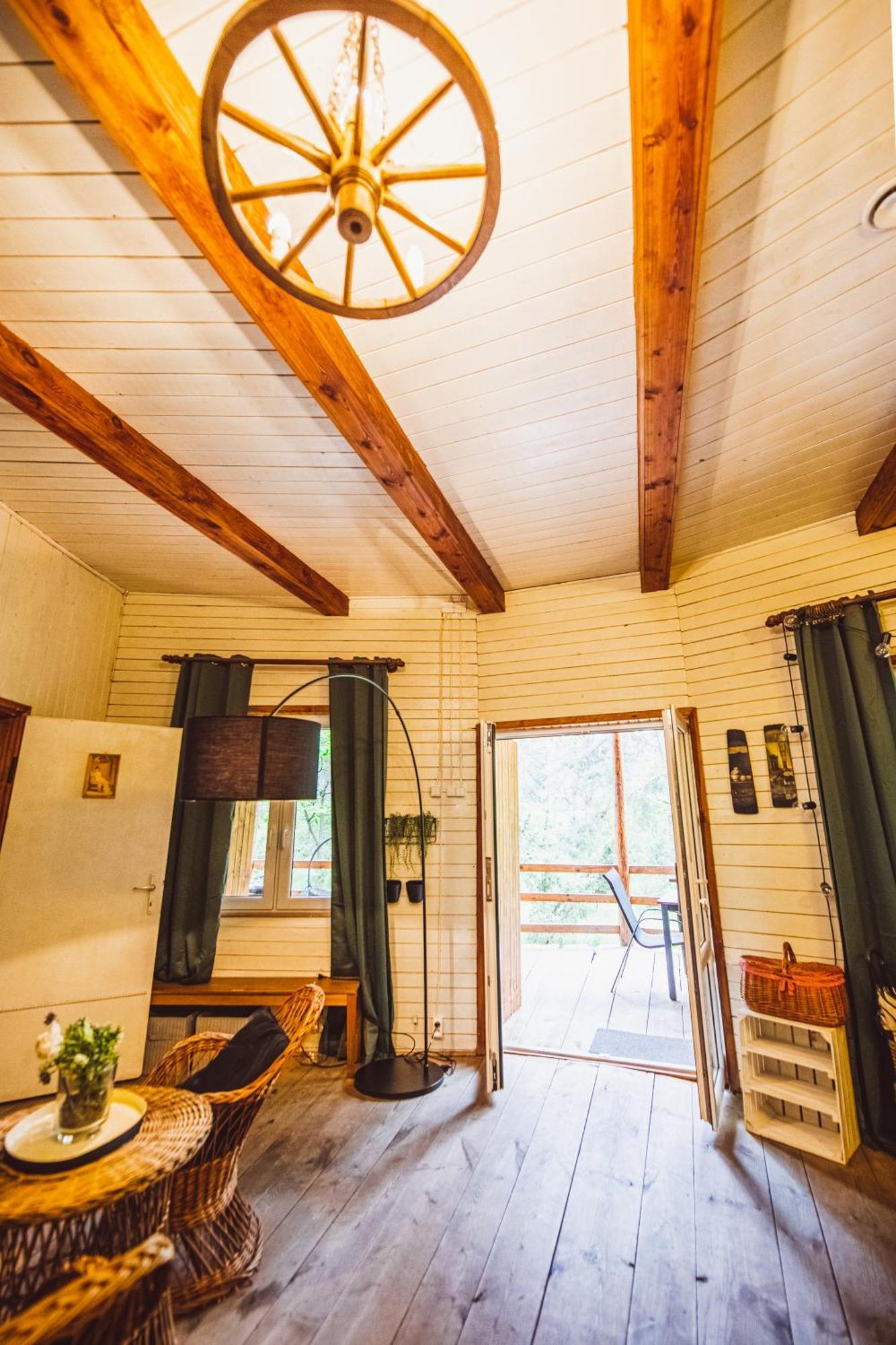 Cozy Nature Retreat With Patio Fireplace Garden Maciejowice Bagian luar foto