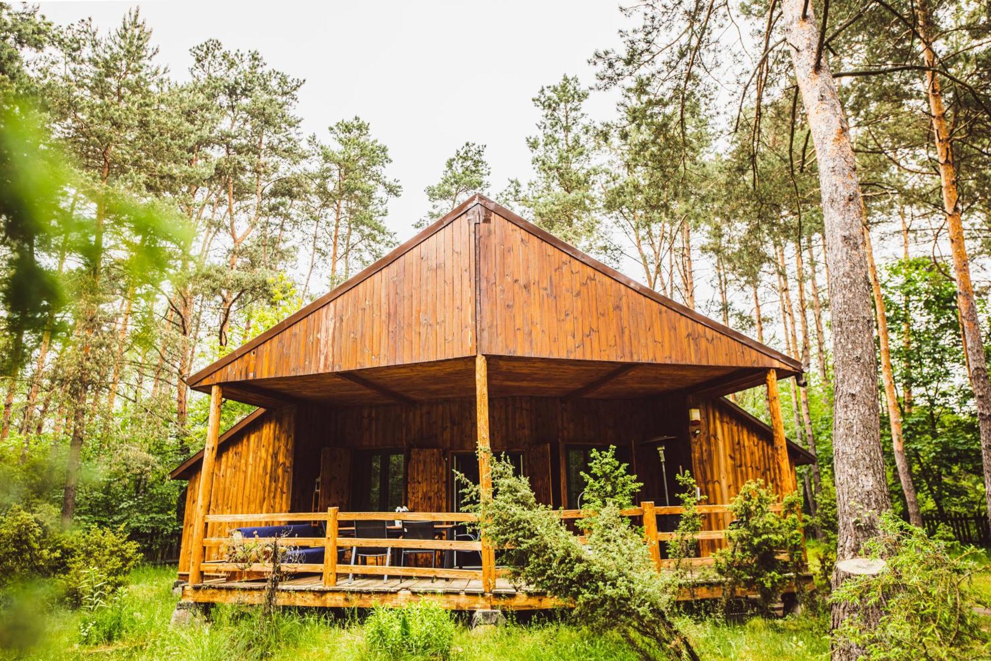 Cozy Nature Retreat With Patio Fireplace Garden Maciejowice Bagian luar foto